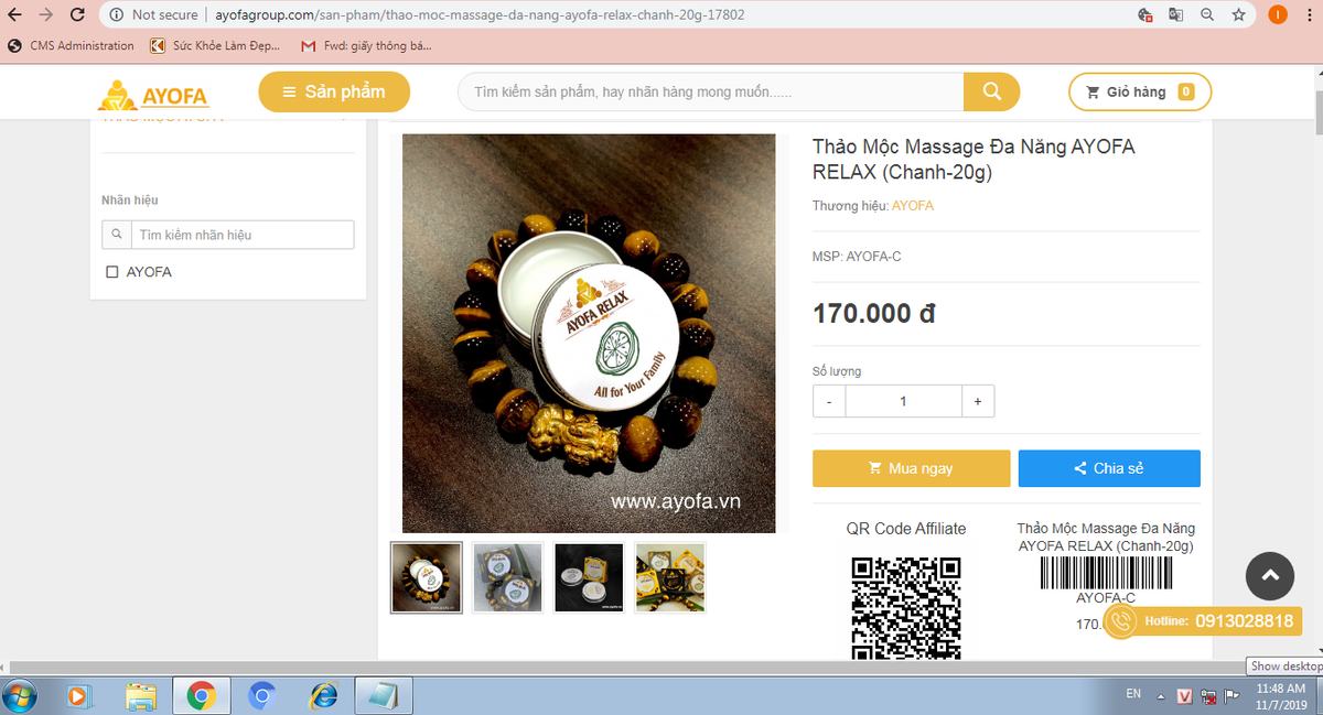 Cao da nang Ayofa Relax tu my pham “bien” thanh “than duoc” chua benh the nao?