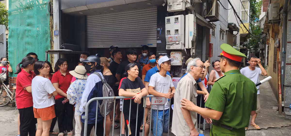 Chay chung cu mini o Ha Noi: An ninh van that chat quanh hien truong