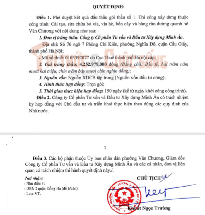 Cọc bê tông “quây” vỉa hè: Chủ tịch phường Văn Chương nói gì? - Hình 3 Coc be tong “quay” via he: Chu tich phuong Van Chuong noi gi?-Hinh-3