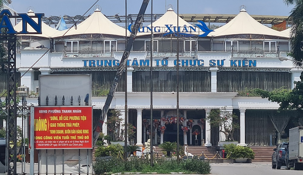 Cung Xuân vẫn nguyên hiện trạng.