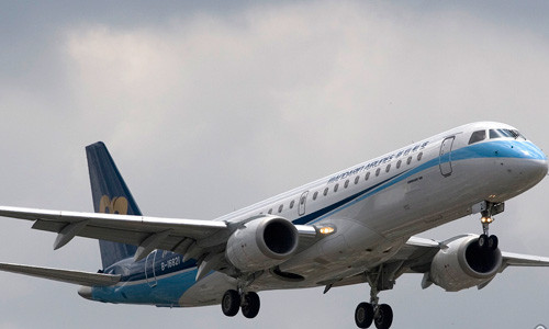 Máy bay Boeing của Mandarin Airlines.