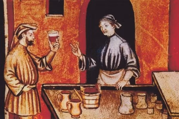 Lịch sử chỉ ra rằng người La Mã là những người pha chế rượu vang, gia vị và mật ong hoặc đường đầu tiên, tạo ra các loại đồ uống tương tự khác trên khắp châu Âu, từ glühwein ở Đức và Áo đến glögg tại các nước Scandinavia đến rượu vang ủ nóng ở Anh. Ảnh: Hitorise The France