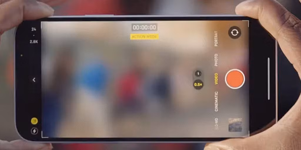 Action mode cua iPhone giup nguoi mac benh Parkinson quay video