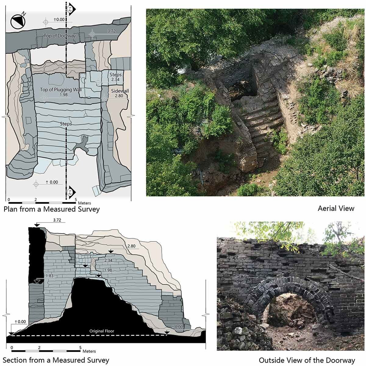Họ đã tiến hành phân tích hình ảnh của chúng và khảo sát thực địa ở một số địa điểm. Họ nhận thấy mỗi ẩn môn đều được thiết kế phù hợp với địa hình địa phương, kết cấu cũng khác nhau tùy theo nhu cầu, mỗi cái đều độc nhất vô nhị. Ảnh: TANDF online