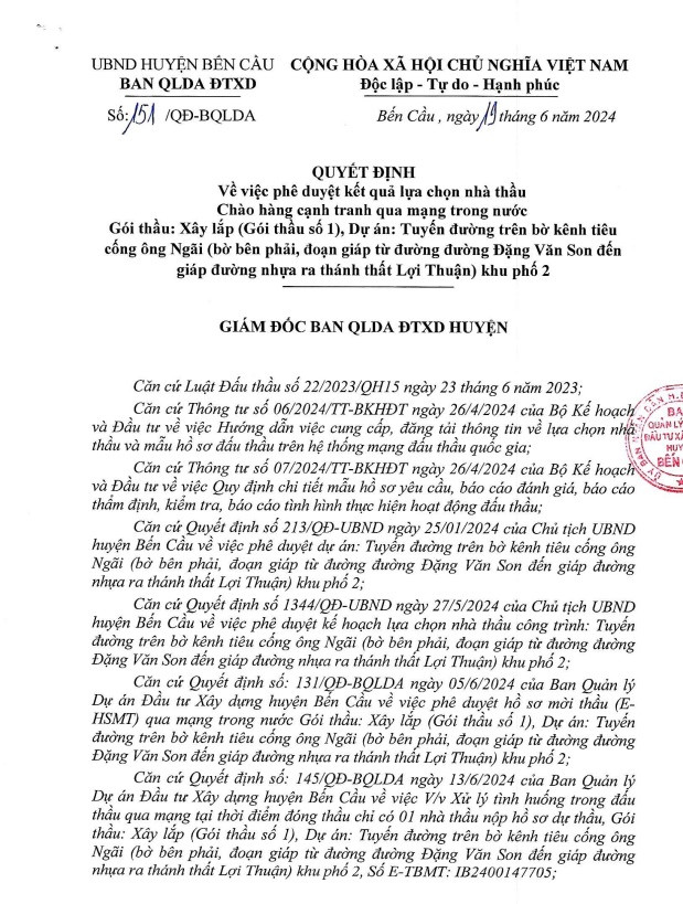 3 gói thầu của phòng KT&HT Bến Cầu có về tay Tuấn Vy Tây Ninh? - Hình 2 3 goi thau cua phong KT&HT Ben Cau co ve tay Tuan Vy Tay Ninh?-Hinh-2