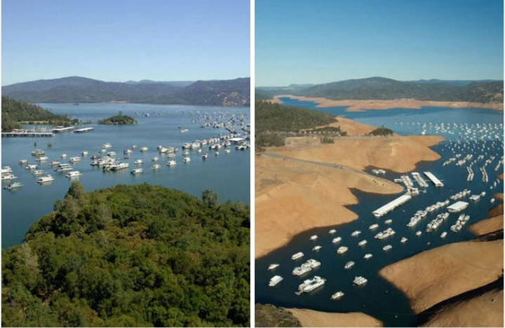 Sông và hồ ở nhiều khu vực cũng cạn kiệt dần do dân số tăng lên. Đặc biệt, thuốc trừ sâu và phân bón từ các ruộng đồng chảy ra sông ngòi đang làm ô nhiễm lượng nước ít ỏi còn lại này.