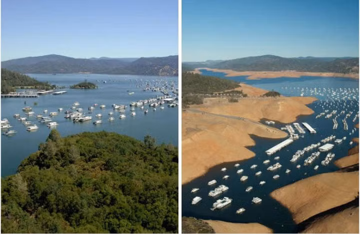 Sông và hồ ở nhiều khu vực cũng cạn kiệt dần do dân số tăng lên. Đặc biệt, thuốc trừ sâu và phân bón từ các ruộng đồng chảy ra sông ngòi đang làm ô nhiễm lượng nước ít ỏi còn lại này.