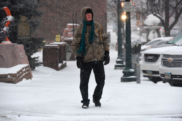 Một số nơi ở khu vực Đông Bắc ghi nhận tuyết rơi dày tới 60cm trong ngày 19/1.