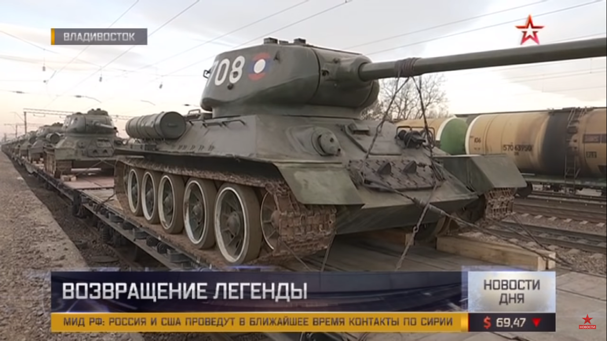 Cơ quan báo chí Bộ Quốc phòng Nga còn nhấn mạnh rằng, những chiếc xe tăng T-34/85 trên gần đây vẫn còn hoạt động trong biên chế chính thức của Quân đội Nhân dân Lào và chúng đều được bảo quản trong tình trạng khá tốt. Nguồn ảnh: Zvezda.