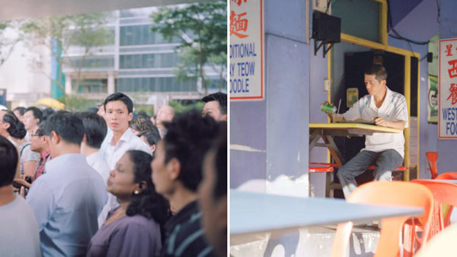 Khu nghỉ dưỡng cao cấp Marina Bay Sands được coi là biểu tượng nhận biết dễ nhất của Singapore. Nhưng Nguan đã mô tả một khía cạnh khác của quê hương mình bằng việc ghi lại cuộc sống thường ngày của người dân. Theo nghiên cứu của chính phủ Singapore, hơn 80% dân số nước này sống trong những khu tập thể. Nhiều người sống ở khu trung tâm và các thị trấn vệ tinh ở ngoại ô thành phố. Đây là nơi mà Nguan thường lui tới và tập trung phác họa qua ảnh.