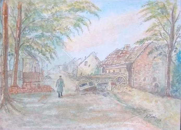 Những tác phẩm của trùm phát xít Hitler thường sao chép phong cách của các nghệ sĩ thế kỷ 19.