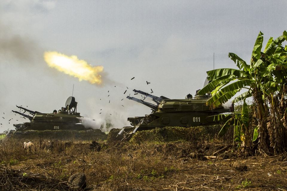 Uy lực của ZSU-23-4 thể hiện ở tốc độ bắn tới 4.000 phát/phút, tạo màn đạn dày đặc, mật độ cao, đủ sức tiêu diệt mọi loại mục tiêu bay với tốc độ tới 450m/s, trong tầm bắn hiệu quả 2.500m.