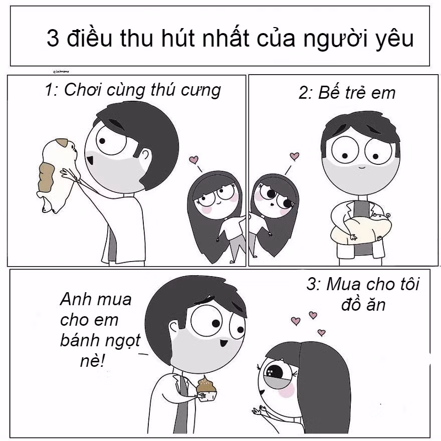Mua nhiều đồ ăn cho các cô gái chính là một trong những cách hiệu quả nhất để cưa đổ họ.