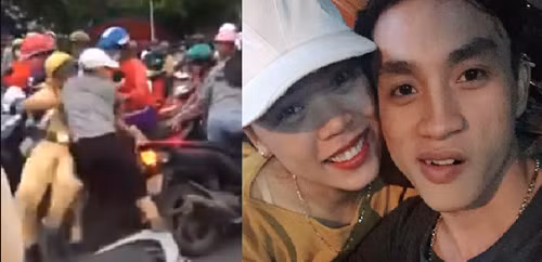 Thời điểm đó, một chiến sĩ cảnh sát giao thông (CSGT) đến yêu cầu thanh niên này xuống xe, tấp vào lề đường để kiểm tra. Tuy nhiên, anh ta không chấp hành, sau đó còn dùng dao đe dọa người thi hành công vụ để giải thoát cho bạn gái cùng chiếc xe. Một vài người dân chứng kiến sự việc đã lao vào khống chế, tước dao của nam thanh niên. Thái độ xấc láo, sĩ gái của nam thanh niên Nha Trang đã khiến anh phải đón Giao thừa trong đồn cảnh sát cũng như nhận về hàng nghìn chỉ trích của nhiều người.
