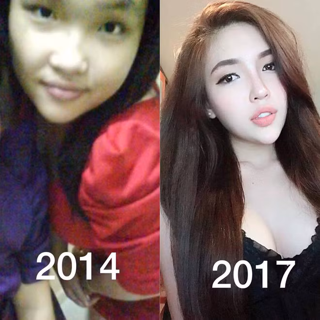 Thiên Trang trước kia có ngoại hình khá mũm mĩm, da ngăm và khuôn mặt kém hài hòa bị nhiều người chê bai. Chính bởi những lời chê trách ấy đã khiến cô nàng Thiên Trang quyết định thay đổi để hoàn thiện bản thân. Trong 4 năm, Thiên Trang đã giảm được 14kg, hiện tại cô hotgirl đã sở hữu một thân hình nóng bỏng. Cô nàng cũng trải qua nhiều thủ thuật thẩm mỹ như 2 lần cắt mí, 2 lần làm mũi, làm môi, cằm, răng sứ, truyền trắng da, tiêm rãnh cười,…