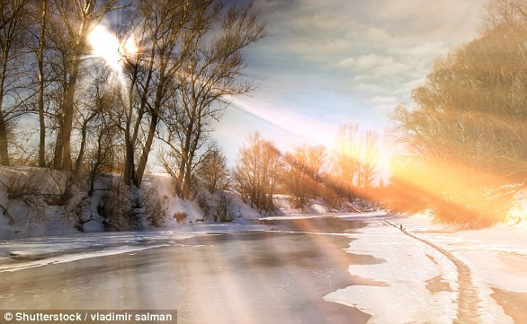 Trong ảnh là hiện tượng được gọi là Ungive, có nghĩa là tan băng.(Nguồn Dailymail)