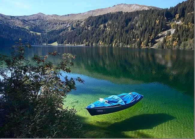 Công viên quốc gia Nelson Lakes: Có một hồ nước xanh thú vị tại Công viên quốc gia Nelson Lakes. Nước tại hồ trong đến mức bạn có thể nhìn thấy mọi thứ dưới đáy hồ.