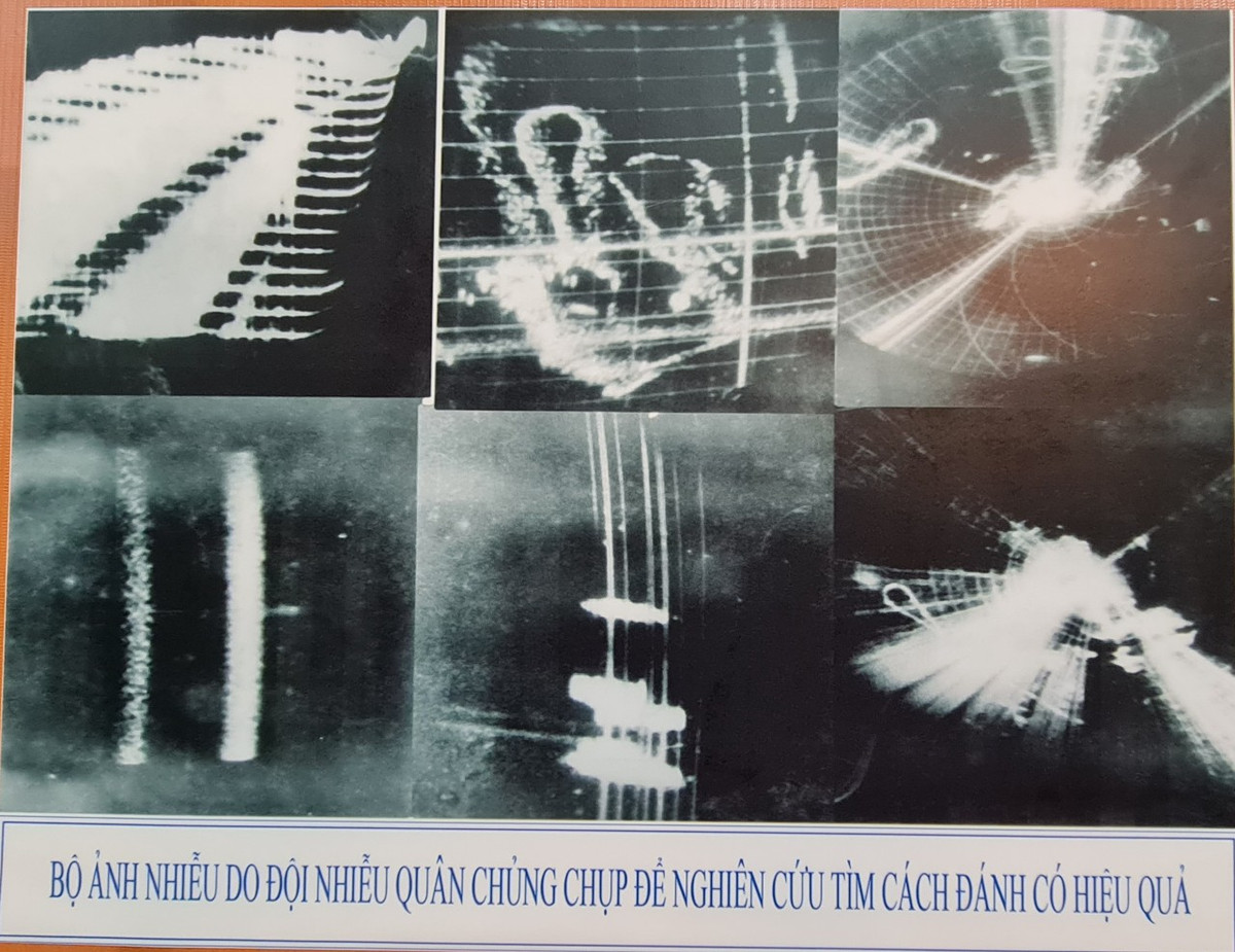 Bộ ảnh nhiễu do đội nhiễu quân chủng chụp để nghiên cứu tìm cách đánh có hiệu quả. 