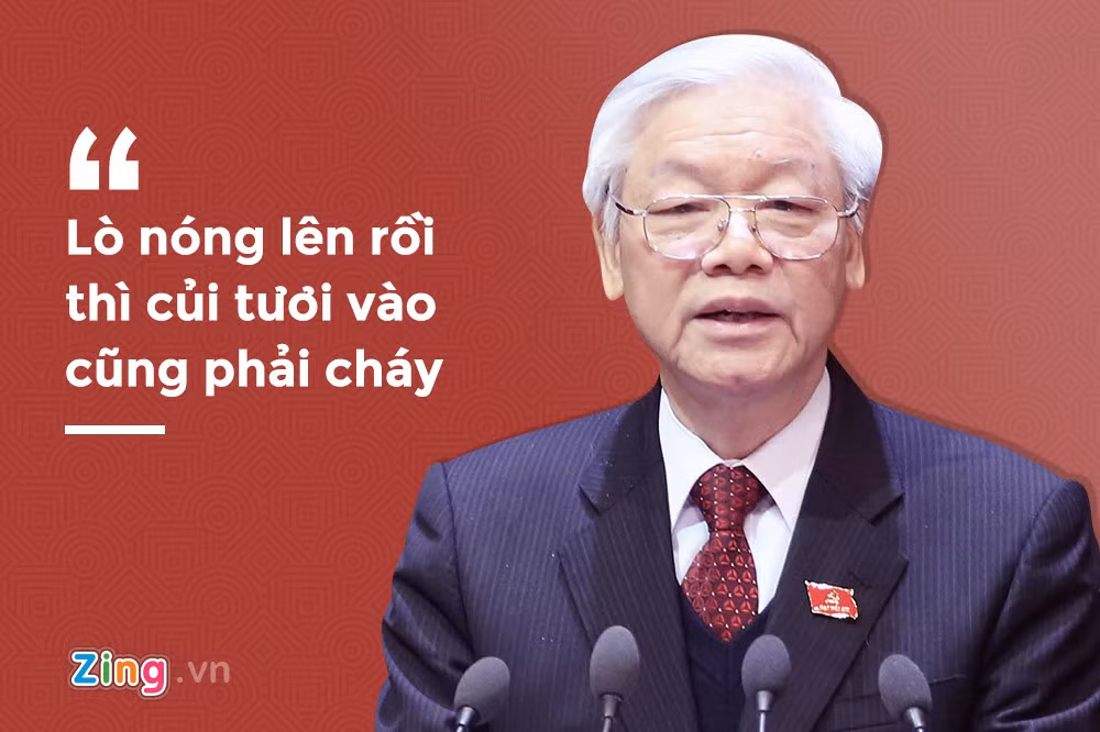 "Lò nóng lên rồi thì củi tươi cũng phải cháy". Nguồn ảnh: Zing