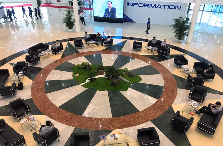 Sảnh thư giãn giành cho các PV tại TTBC.