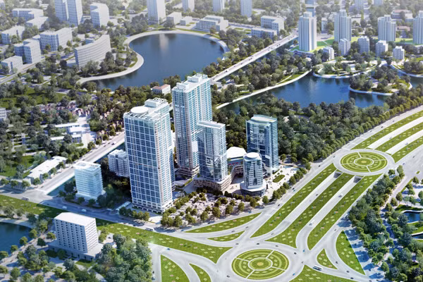 Phối cảnh dự án Thăng Long Number one.