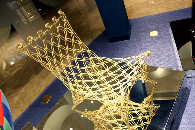 Ghế đan bằng lưới có giá thấp nhất, song cũng đã 35 triệu đồng.