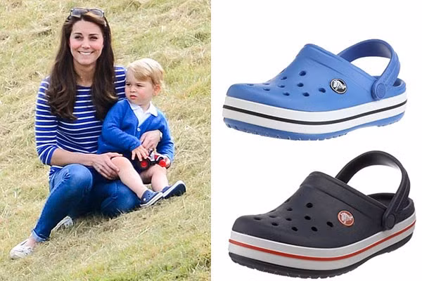 Đôi Crocs của George thuộc nhãn hàng Crocband có giá 30 USD.