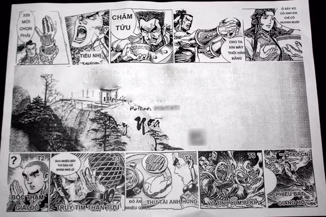 Bảng hướng dẫn những thuật ngữ giao tiếp ở trong quán được thiết kế hóm hỉnh. Quán có quy định khách đến phải kêu "tiểu nhị" mới có nhân viên phục vụ, thêm bia phải kêu "châm tửu", đá lạnh được gọi là "thỏi hàn băng"... Nếu nói sai khách sẽ không được phục vụ.