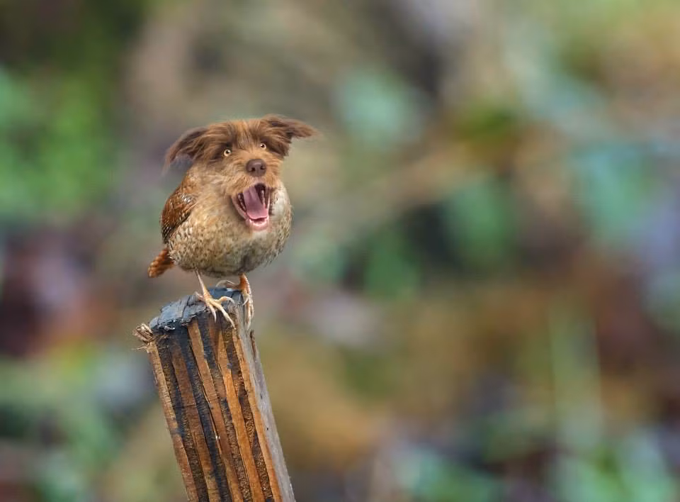 Hình ảnh "quái thú lai"sáng tạo của nhiếp ảnh gia tài năng Sarah DeRemer.