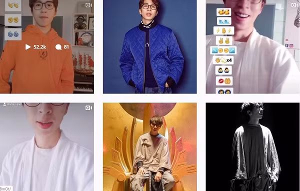 Không chỉ reaction, ở nhà chống dịch ViruSs còn tham gia các trào lưu hot nhất của TikTok và hào hứng chia sẻ trên Instgram cá nhân, đủ để thấy anh chàng mê trò này đến thế nào.
