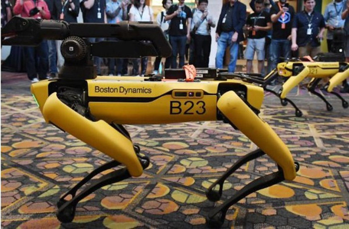Vừa qua, những chú chó robot 4 chân điều khiển từ xa do Boston Dynamics phát triển được triển khai lần đầu tại công viên trung tâm Singapore hôm 8/5.