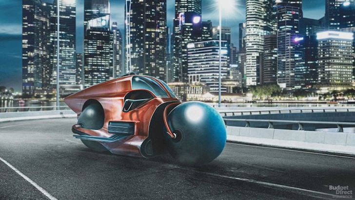 Siêu chu trình cơ khí &amp; phát minh hiện đại - năm 1936. Tầm nhìn về một chiếc xe trong tương lai này sử dụng bánh xe hình cầu và hai động cơ để đi được 482 km/h. Tất nhiên, đó chỉ là những kỳ vọng về bản thiết kế, trên thực tế, thật khó tưởng tượng ra được chiếc xe này sẽ di chuyển như thế nào?