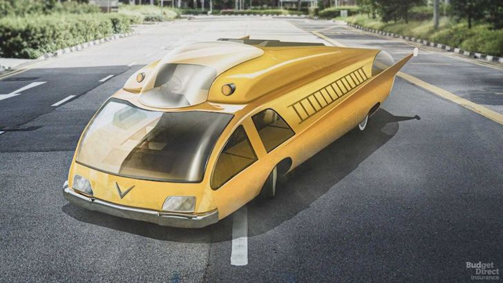 Hobbypop Roadshop (2001) - năm 1958 là một chiếc có ngoại hình vô cùng độc đáo. Kính cong và các cánh tản nhiệt lớn có từ những năm 1950 và nó được thiết kế để trở thành một xưởng sản xuất di động với một ghế lái duy nhất được gắn trên “mái nhà”.