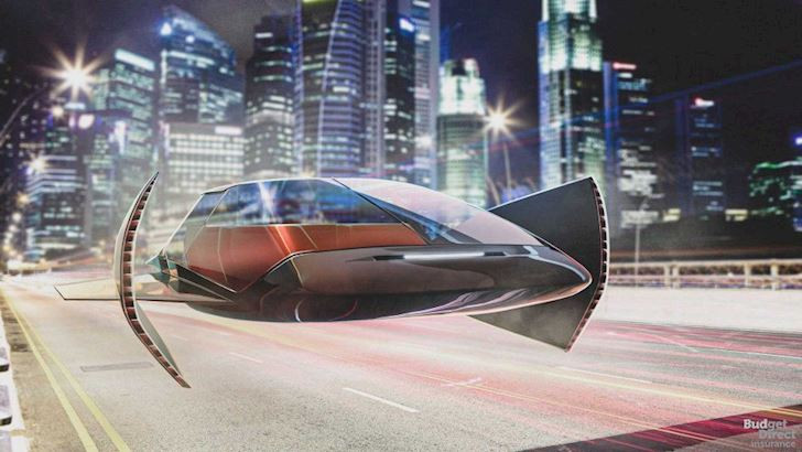 Xe chống trọng lực Mead - năm 1979 là chiếc xe bay mà nhiều người hay tưởng tượng khi thấy trong phim ảnh. Bản thiết kế này đã xuất hiện được 41 năm và nó trông vẫn tuyệt vời. Mead đã đã hình dung cuộc phiêu lưu lơ lửng trong tương lai.