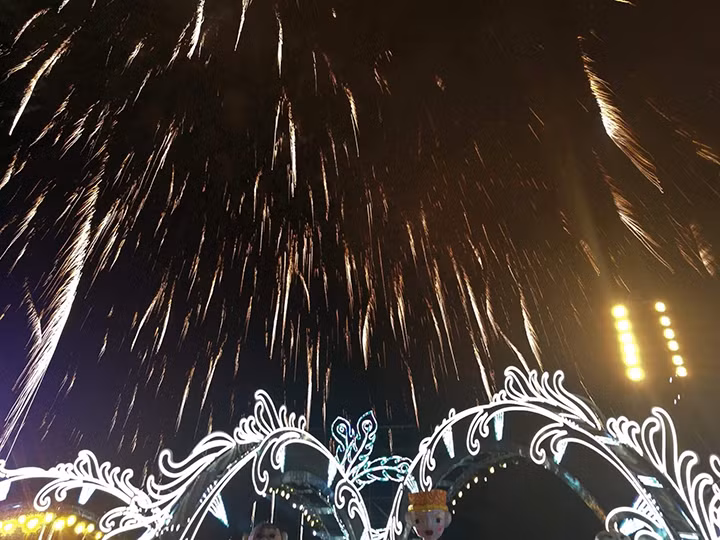 Phơi sáng ảnh pháo hoa.