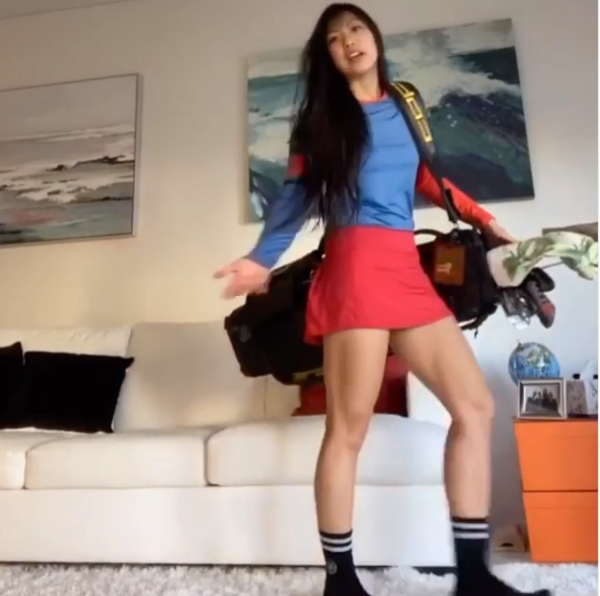 Cô thường xuyên xuất hiện trên livestream và bán được số lượng trang phục khổng lồ. Công ty Is Golf chuyên sản xuất và cung cấp các loại trang phục chơi golf phá cách của nữ golf thủ nổi loạn thu hút nhiều người chơi nghiệp dư mua mặc, và dần đang tạo ra một phong cách mới trong giới chơi golf ở Mỹ.