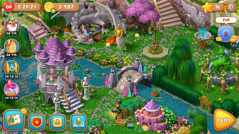 Chính nhờ sự đa dạng trong thiết kế và con mắt phối hợp các chi tiết để xây dựng nên một khu vườn, điều này tạo ra những nét riêng của mỗi người chơi.