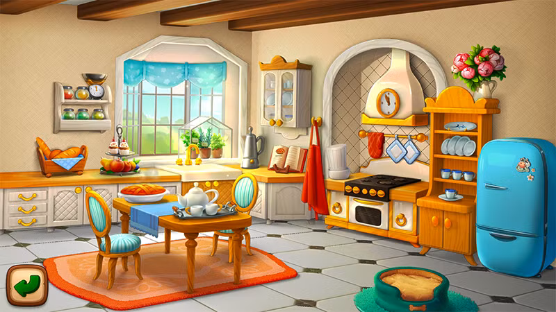 Ngoài thiết kế và xây dựng vườn, mới đây bản cập nhật Gardenscapes còn mở rộng với việc thiết kế và bài trí những phòng riêng.