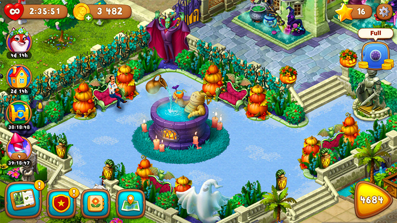 Hình ảnh trong game được thiết kế khá bắt mắt, sinh động.