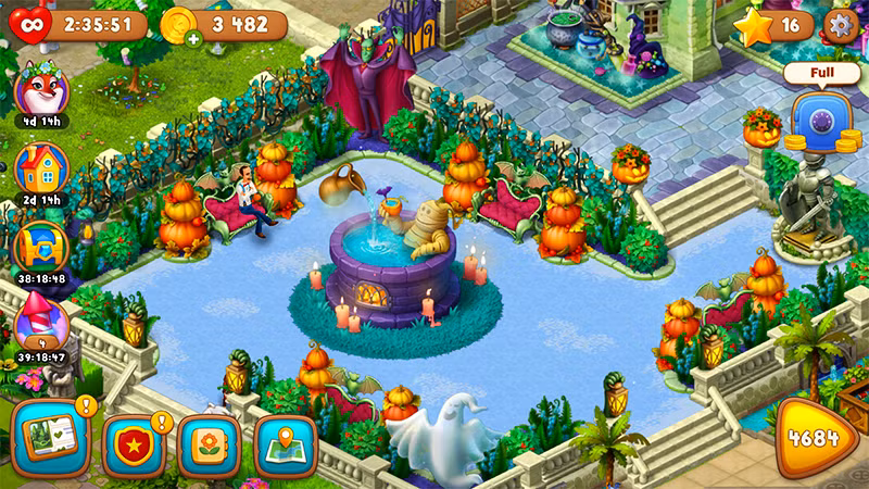 Hình ảnh trong game được thiết kế khá bắt mắt, sinh động.