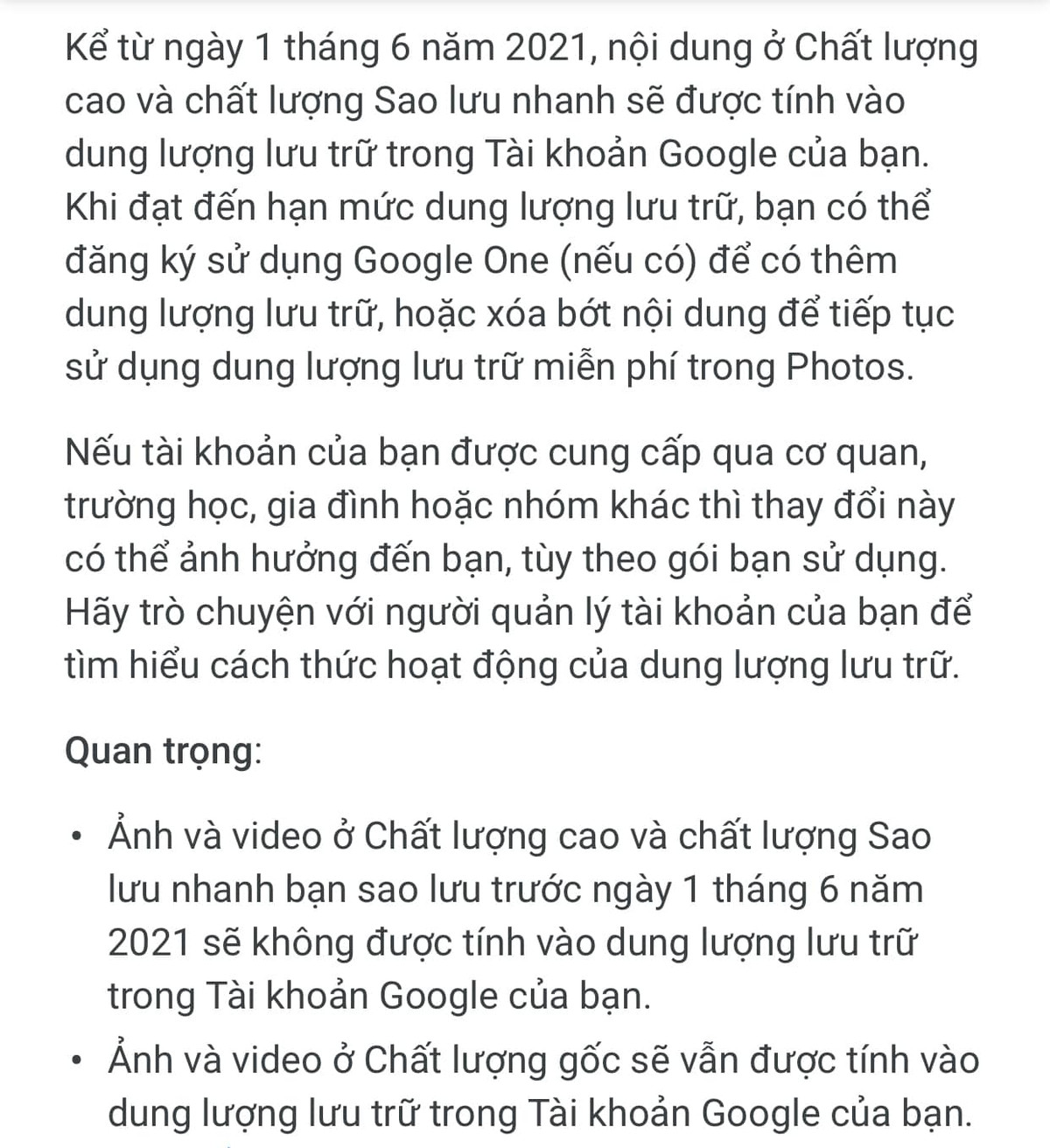 Google Photos dừng miễn phí, ảnh và video sẽ được quản lý thế nào? Google Photos dung mien phi, anh va video se duoc quan ly the nao?