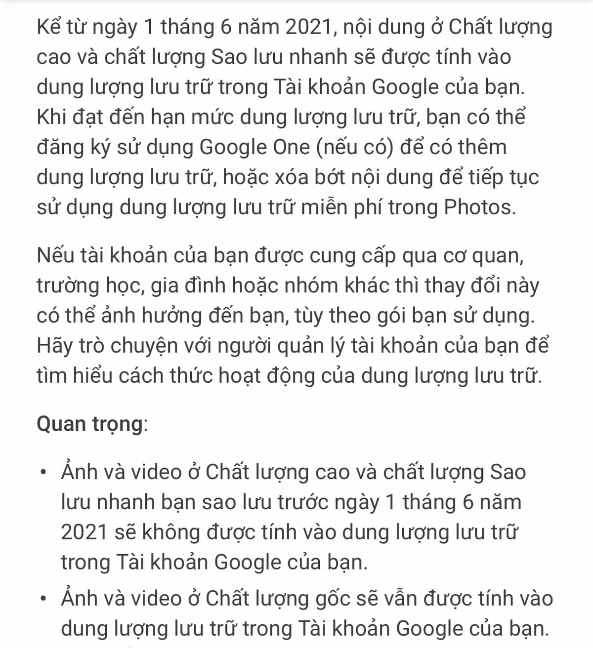 Google Photos dừng miễn phí, ảnh và video sẽ được quản lý thế nào? Google Photos dung mien phi, anh va video se duoc quan ly the nao?
