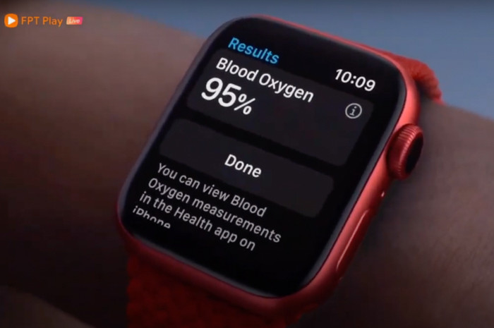 Đúng như mong đợi, tính năng đo đồng độ oxy trong máu đã chính thức xuất hiện trên Apple Series 6.