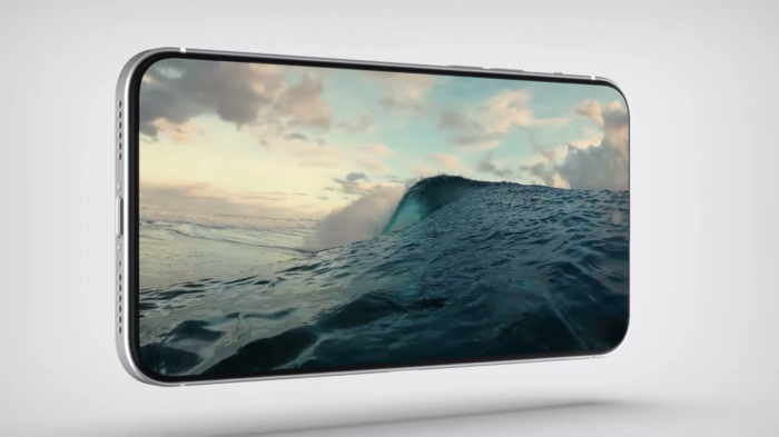 Ở mặt trước, phiên bản iPhone SE 2020 Plus giá rẻ này được trang bị màn hình gần như tràn viền 100% nhờ sở dụng thiết kế camera 'đục lỗ' thời thượng hiện nay.