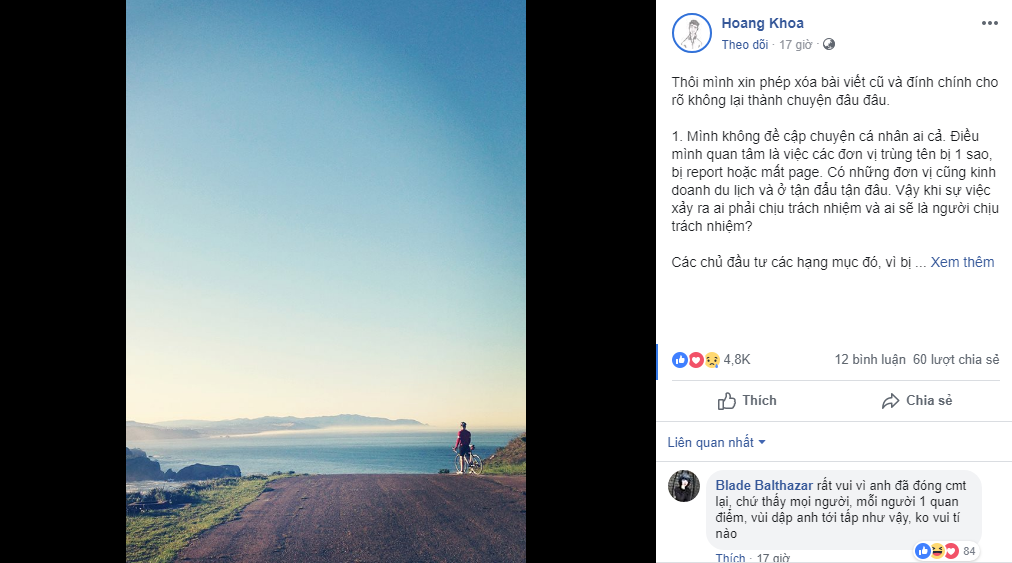 Ngay sau khi nhận phải sự phản đối kịch liệt của cộng đồng, PewPew đã phải xóa dòng trạng thái. Thay vào đó, anh chàng đăng thêm 1 dòng chia sẻ để giải thích về những ý kiến của mình trước đó để xoa dịu dư luận.