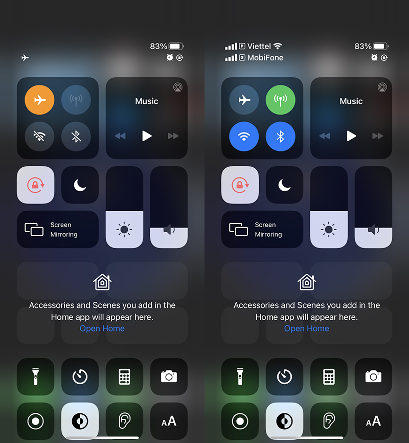 Tắt kết nối mạng và khởi động lại. Đây là cách cũ nhưng chưa bao giờ hết hiệu quả. Người dùng chỉ cần chuyển điện thoại của mình về chế độ máy bay và sau đó bật lại chế độ Dữ liệu mạng là được.