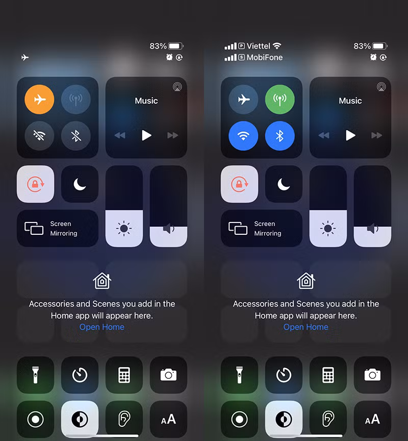 Tắt kết nối mạng và khởi động lại. Đây là cách cũ nhưng chưa bao giờ hết hiệu quả. Người dùng chỉ cần chuyển điện thoại của mình về chế độ máy bay và sau đó bật lại chế độ Dữ liệu mạng là được.