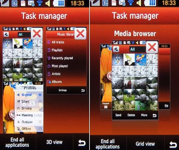Tuy nhiên, điều duy nhất khiến người dùng chưa hài lòng hoàn toàn về chiếc điện thoại cơ bản này là kho ứng dụng nghèo nàn. Các ứng dụng J2ME chỉ hoạt động tốt với điện thoại cơ bản chỉ không trang bị màn hình cảm ứng và sử dụng phím bấm truyền thống.