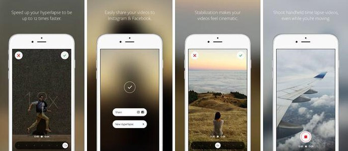 Hyperlapse là ứng dụng hỗ trợ quay video dạng time-lapse của Instagram. Điểm đáng nói là nó được tích hợp công nghệ chống rung độc quyền do Instagram phát triển để người dùng có thể quay được những đoạn video mượt mà nhất.