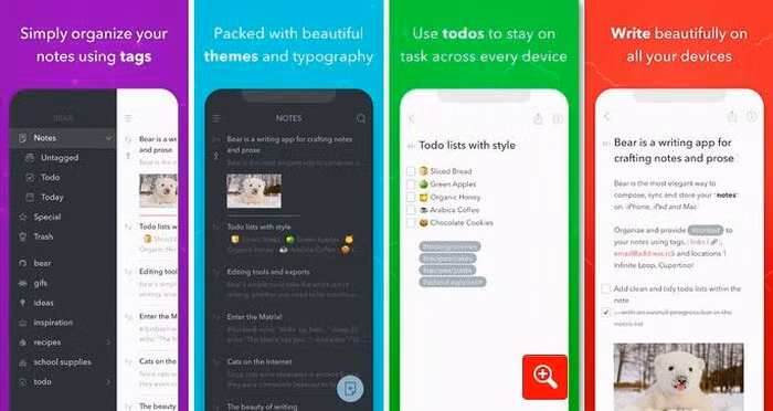 Bất kì người dùng nào từng sử dụng Bear, một trong những ứng dụng ghi chú, viết được đánh giá cao nhất trên iOS, đều bị hạ gục bởi nó. Và cũng không khó để thấy lý do cho điều này – Bear hỗ trợ tới 16 phong cách, chủ đề khác nhau đều đời mang đến khả năng kết nối các ghi chú khác nhau.